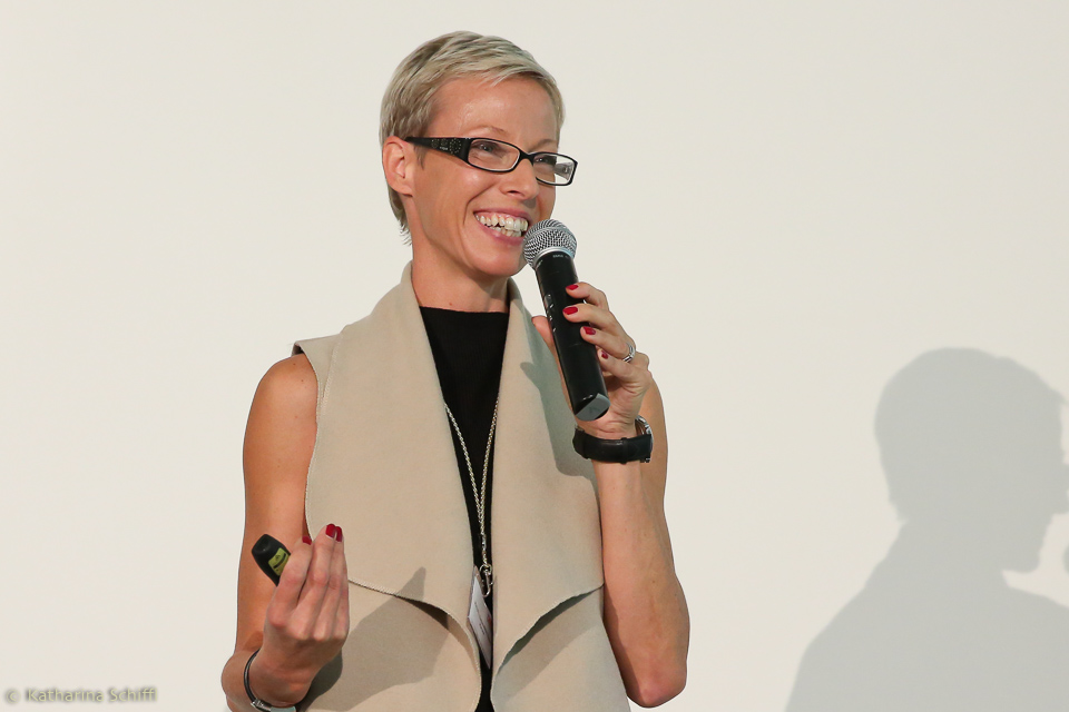Martina Gleissenebner-Teskey bei einem Training