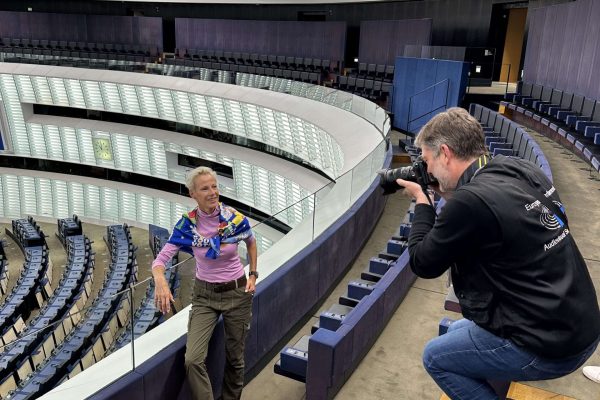 walk4future - EU Parlament in Straßburg im Plenarsaal