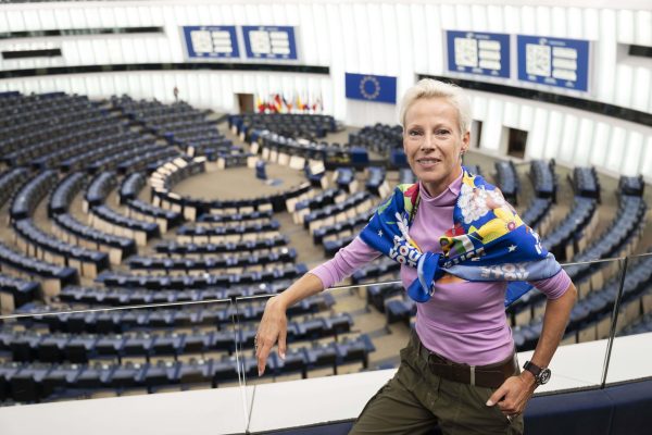 walk4future - EU Parlament in Straßburg im Plenarsaal Philippe Stirnweiss